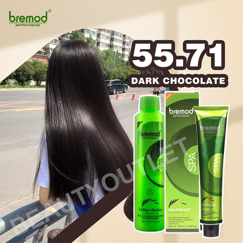 Dark-Chocolate.jpg Bremod Performance 55.71 Dark Chocolate Hair Color with Oxidizer