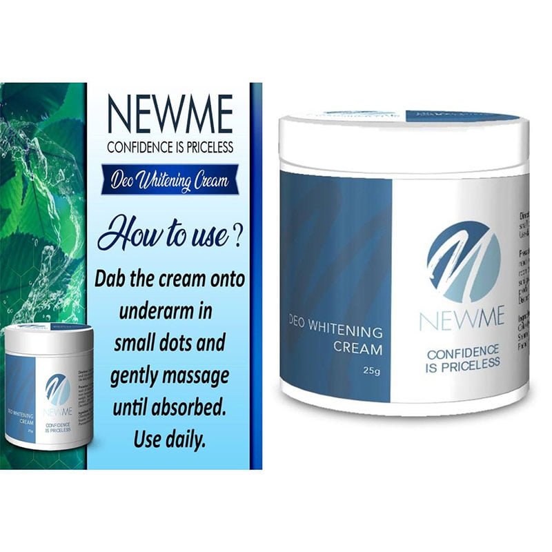 NewMe Deo Whitening Cream, Underarm Whitening, Whitening Deodorant