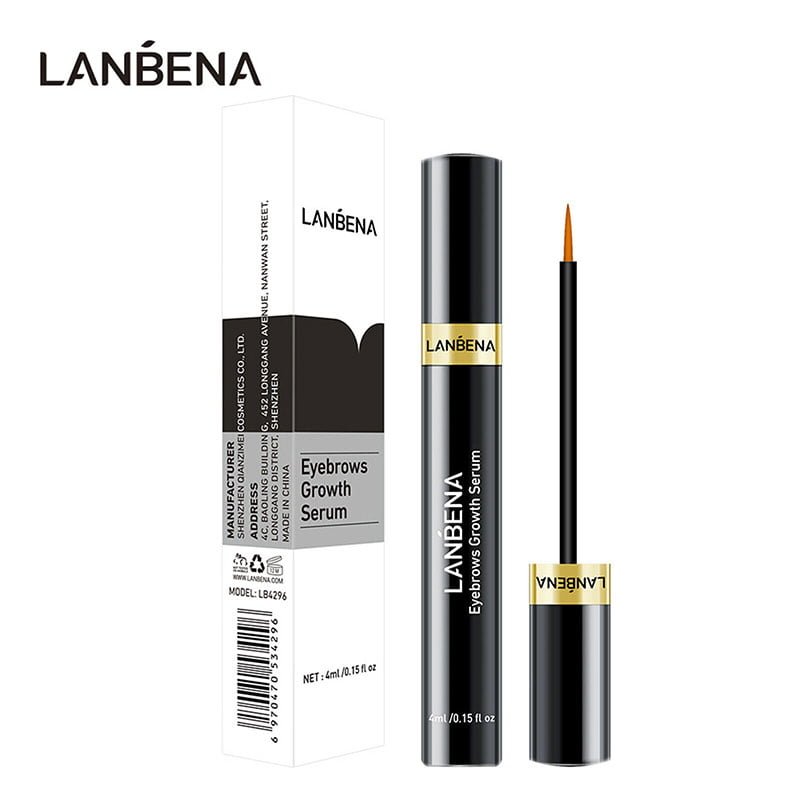Lanbena Eyebrow Growth Serum Longer Fuller Thicker Nourishes Eyebrow Enhancer Eyelash Fast Hair Growth Make Up Beauty Makeup