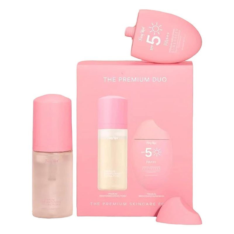 Fairy-Skin-DUO.jpg Fairy Skin The Premium Duo Brightening Facial Foam & Brightening Sunscreen Kit