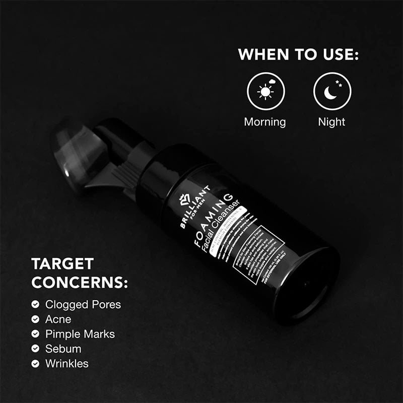 Brilliant Skin Essentials For Men Foaming Facial Cleanser