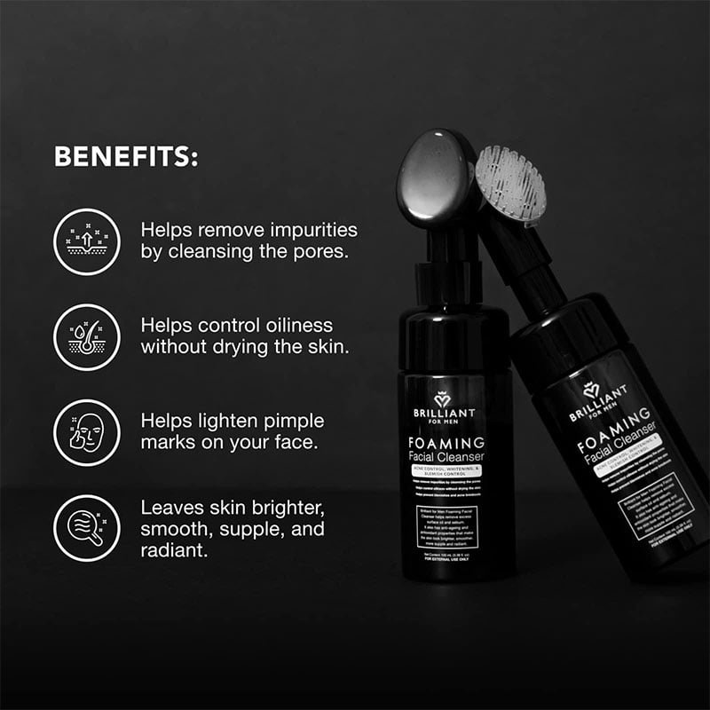 Brilliant Skin Essentials For Men Foaming Facial Cleanser