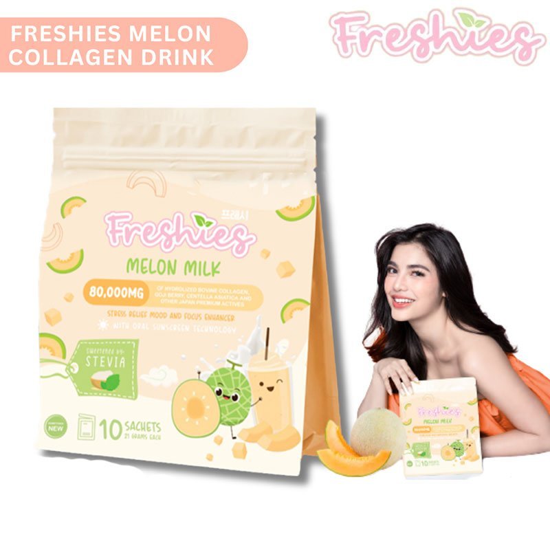 Freshies-Melon-Milk.jpg JUJU GLOW Freshies Melon Milk 80000mg Collagen Drink