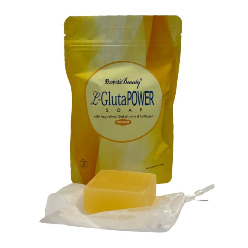 ROYALE BEAUTY L-Gluta Power Soap with Argireline, Glutathione & Collagen 90g