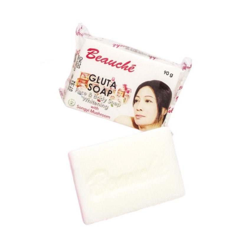 Gluta-Soap-90g.jpg Beauche Gluta Soap Face & Body Whitening Soap with Songyi Mushroom 90g