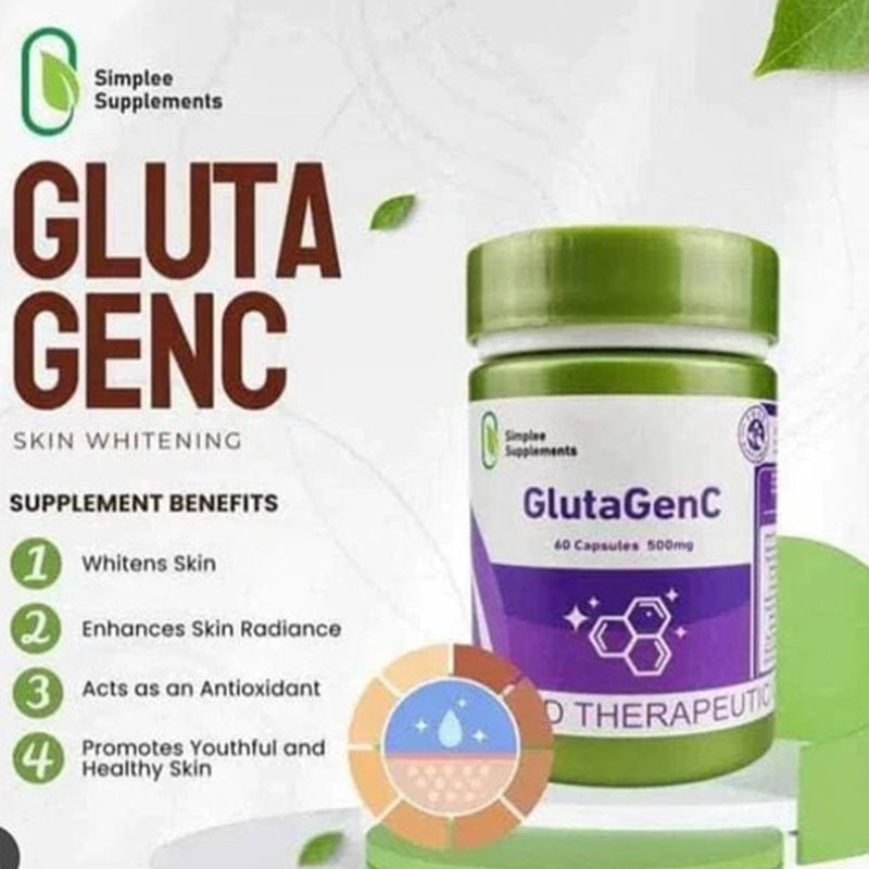 GlutaGenC-1.jpg Simplee Supplement GlutaGenC 60 Capsules 500mg