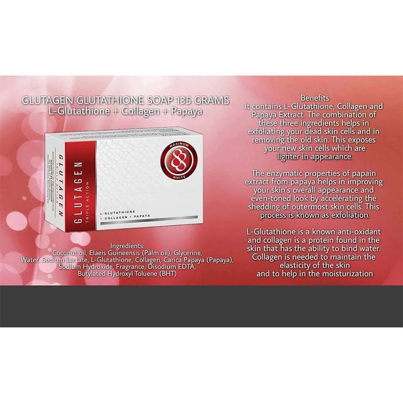 Glutagen-1.jpg M88 Glutagen Triple Action Soap By Maximum 88 Corporation