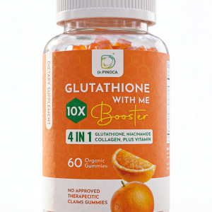 Dr. PINOCA Glutathione Gummies with Niacinamide, Collagen & Vitamins | 60 Gummies
