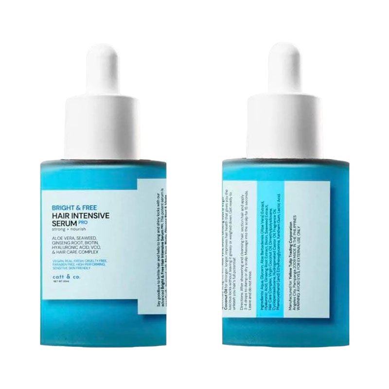 Hair-Intensive-Serum.jpg Catt & Co Bright & Free Hair Intensive Serum 30ml