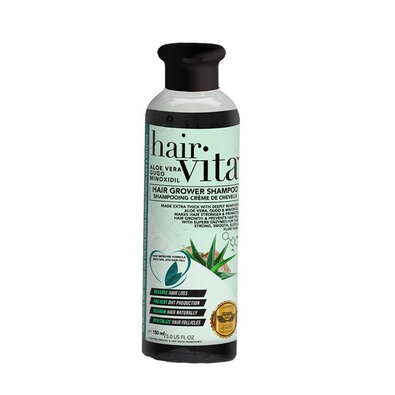 Hair-Vita-Shampoo.jpg Hair Vita Hair Grower Shampoo from Aloe Vera, Gugo, Minoxidil 150ml