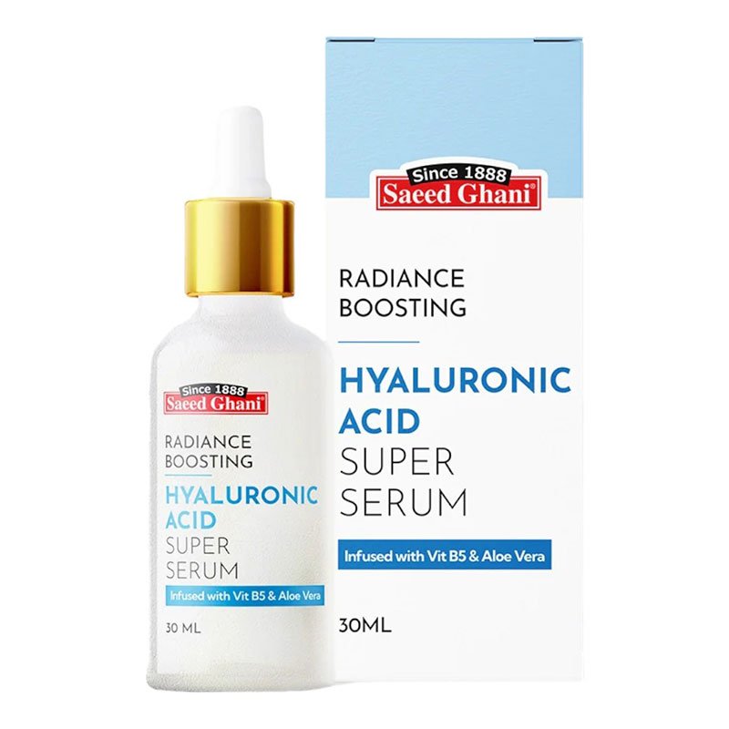 Hyaluronic-Acid.jpg Saeed Ghani Hyaluronic Acid Radiance Boosting Super Serum 30ml Made in Pakistan