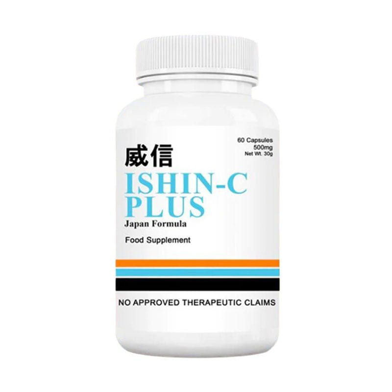 Ishin-C Plus Vitamin C Japan Formula Food Supplement (60 capsules x 500mg)