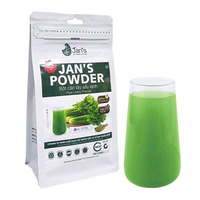 JAN’S Freeze-Dried Celery Powder Detox & Weight Loss