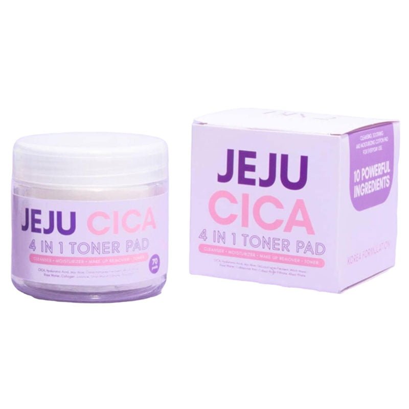 BLV2 Jeju Cica 4 in 1 Toner Pad Korea Formulation 70 Pads