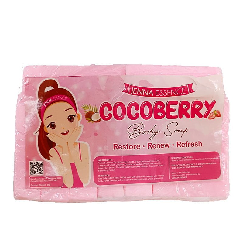 Jenna-Essence.jpg Jenna Essence Cocoberry Soap 10 Bars in 1 Pack