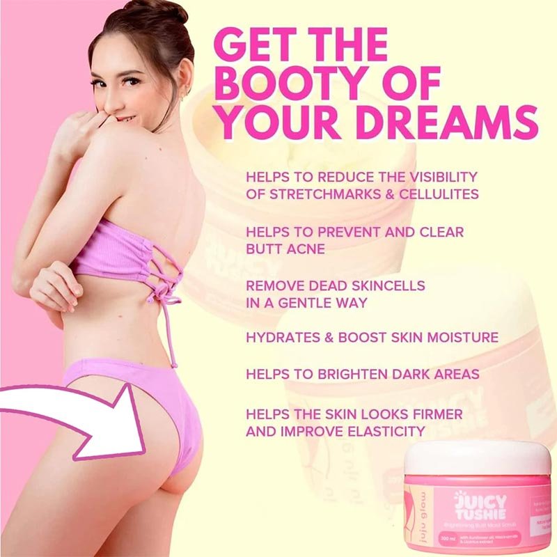 Juicy-Tushie-1-1.jpg JUJU GLOW Juicy Tushie Brightening Body Mask Scrub 300ml