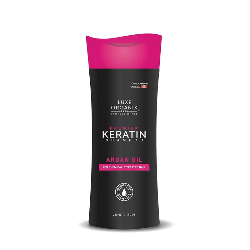 Keratin-Shampoo-Argon-Oil.jpg Luxe Organix Premium Keratin Shampoo Argon Oil for Chemically Treated Hair 210ml