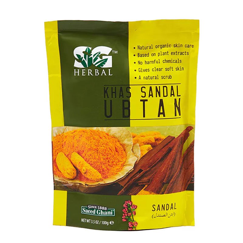 Khas-Sandal-Ubtan.jpg Saeed Ghani Herbal Khas Sandal Ubtan Powder 100g