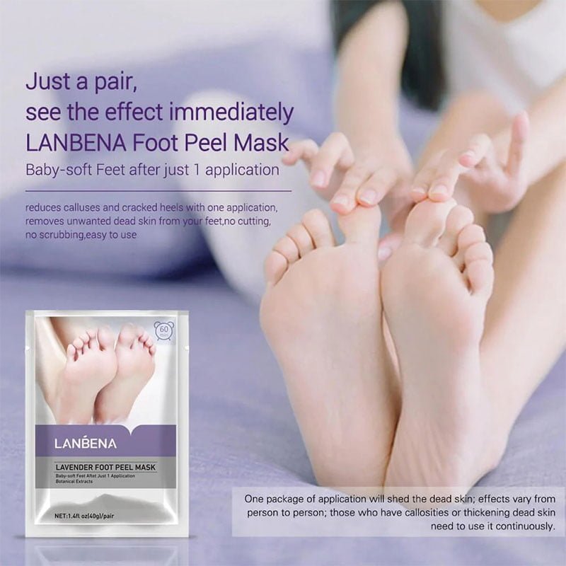 Lavender-Foot-Mask-1.jpg Lanbena Lavender Foot Peel Mask