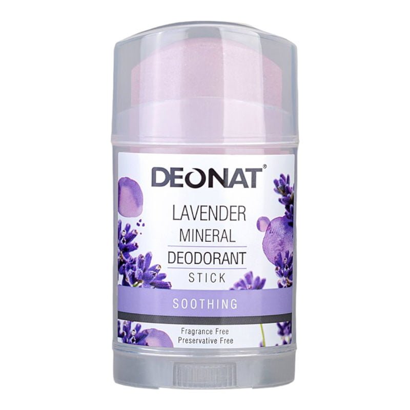 Deonat Lavender Mineral Deodorant Stick Soothing 100g Product of Thailand