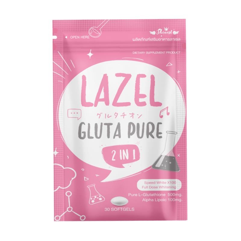 Lazel Gluta Pure 2 in 1 Skin Whitening Supplement