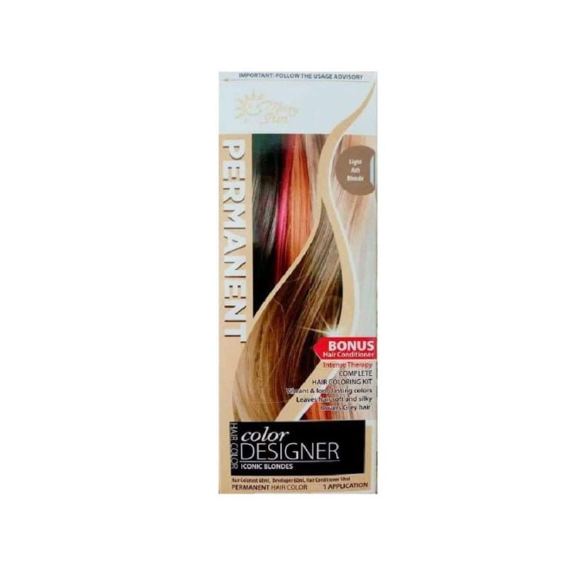 Light-Ash-Blonde.jpg Merry Sun Permanent Hair Coloring Kit Light Ash Blonde By Merrysun Corporation