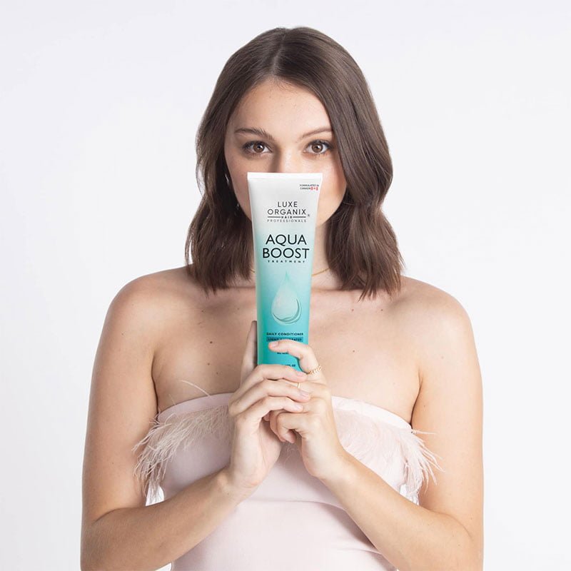 Light-Hydrated-1.jpg Luxe Organix Hair Professionals Aqua Boost Treatment HyaCollagen Complex Light & Hydrated Daily Conditioner 180ml