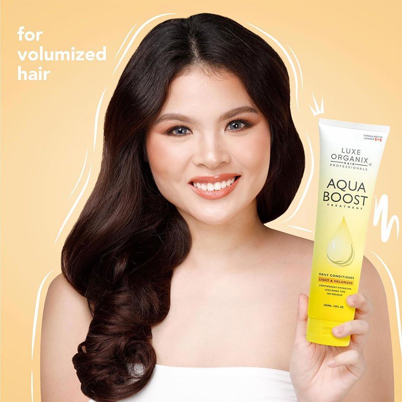 Luxe Organix Hair Professionals Aqua Boost Treatment HyaCollagen Complex Light & Shiny Daily Conditioner 180ml