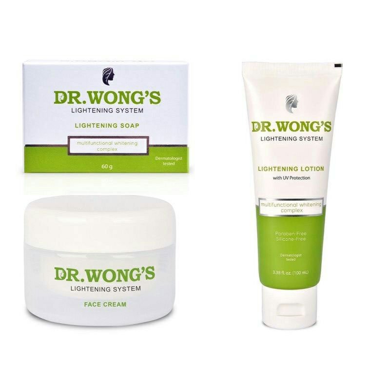 Dr. Wong’s Lightening Face Cream, Lightening Soap & Lightening Lotion