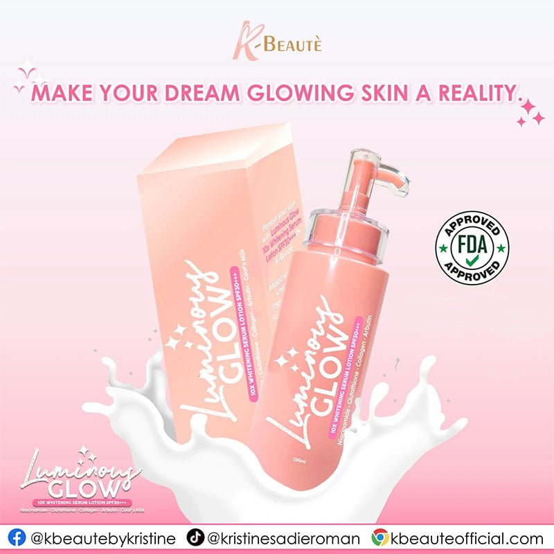 Luminous-Glow-1-1.jpg K-Beaute Luminous Glow 10x Whitening Serum Lotion SPF30+++