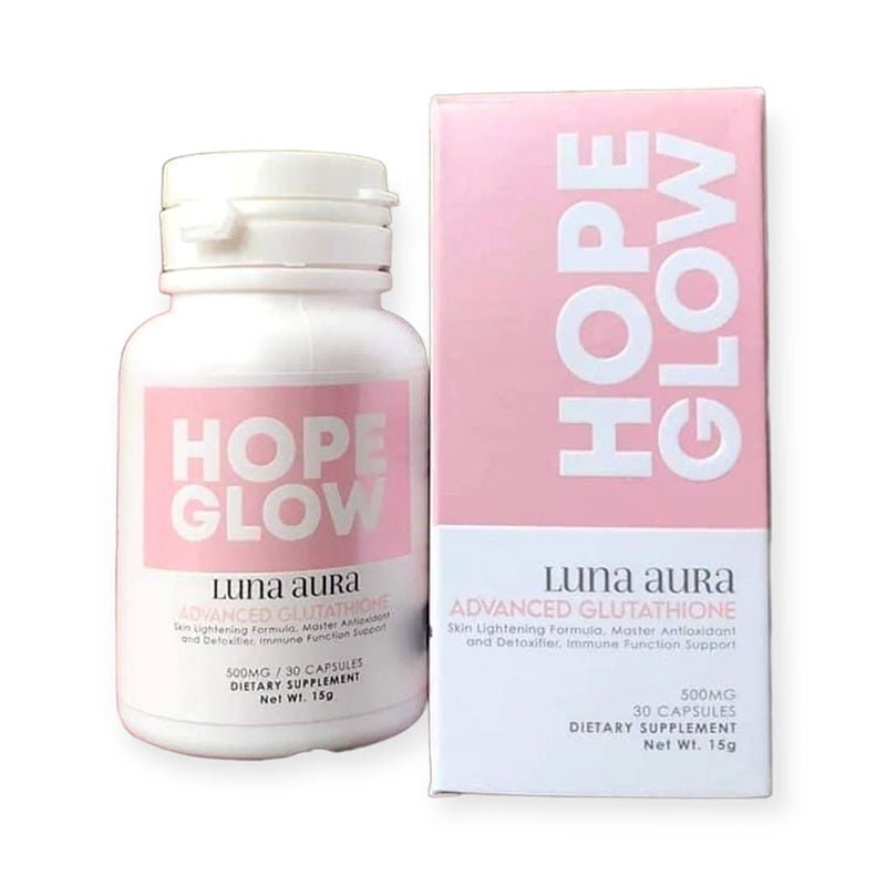 Luna Aura Hope Glow Advanced Glutathione Whitening Capsule Intense Whitening 30 Capsule