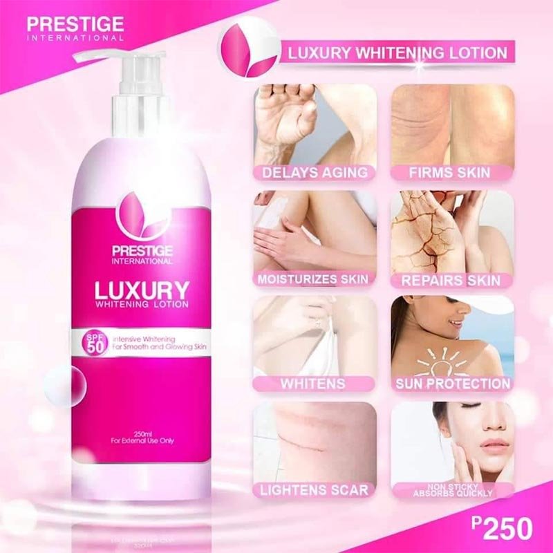 Prestige International Luxury Whitening Lotion SPF-50 250ml
