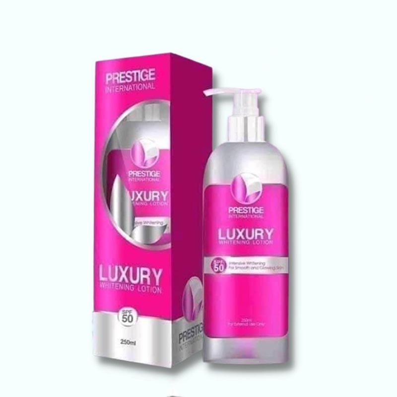 Luxury-Whitening-Lotion.jpg Prestige International Luxury Whitening Lotion SPF-50 250ml