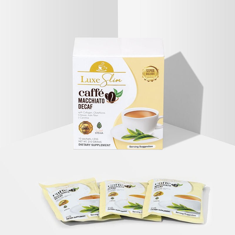 Luxe Slim Caffe Macchiato Decaf with Collagen & Glutathione