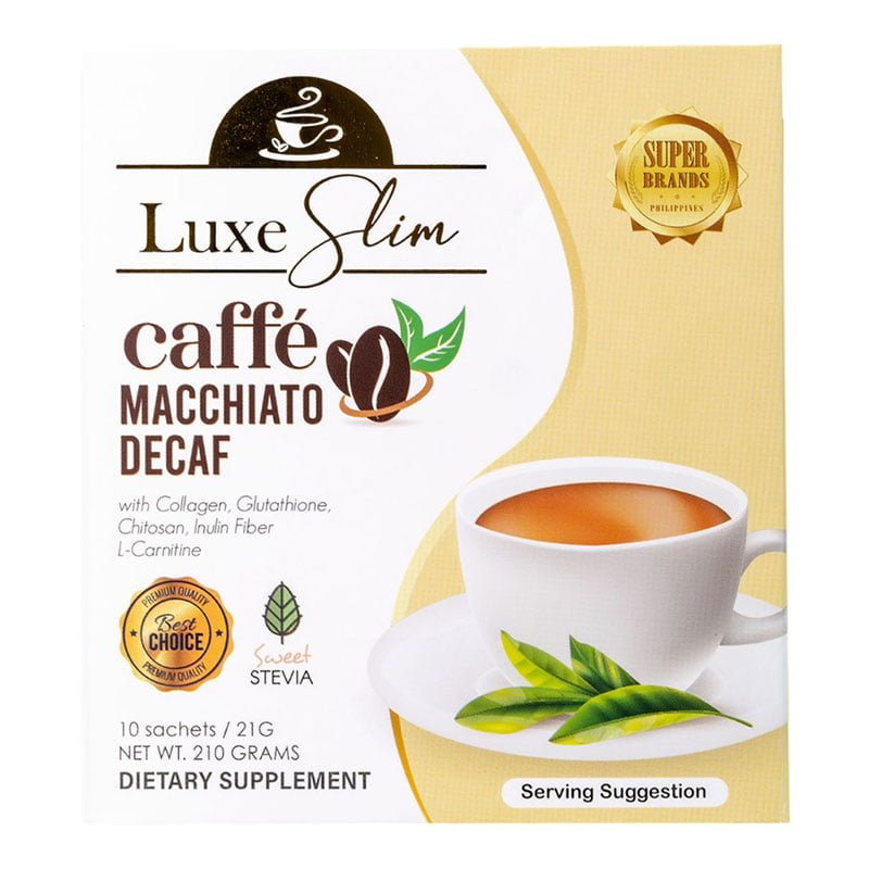 Luxe Slim Caffe Macchiato Decaf with Collagen & Glutathione
