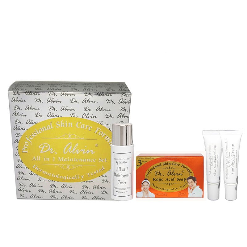 Maintinance-Set.jpg Dr. Alvin All in 1 Maintenance Set Professional Skin Care Formula
