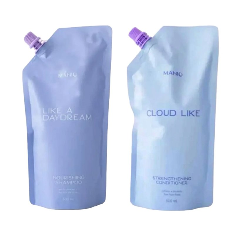 Manic-Shampoo-Conditioner.jpg Manic Beauty Shampoo & Conditioner Refill Pack 500ml