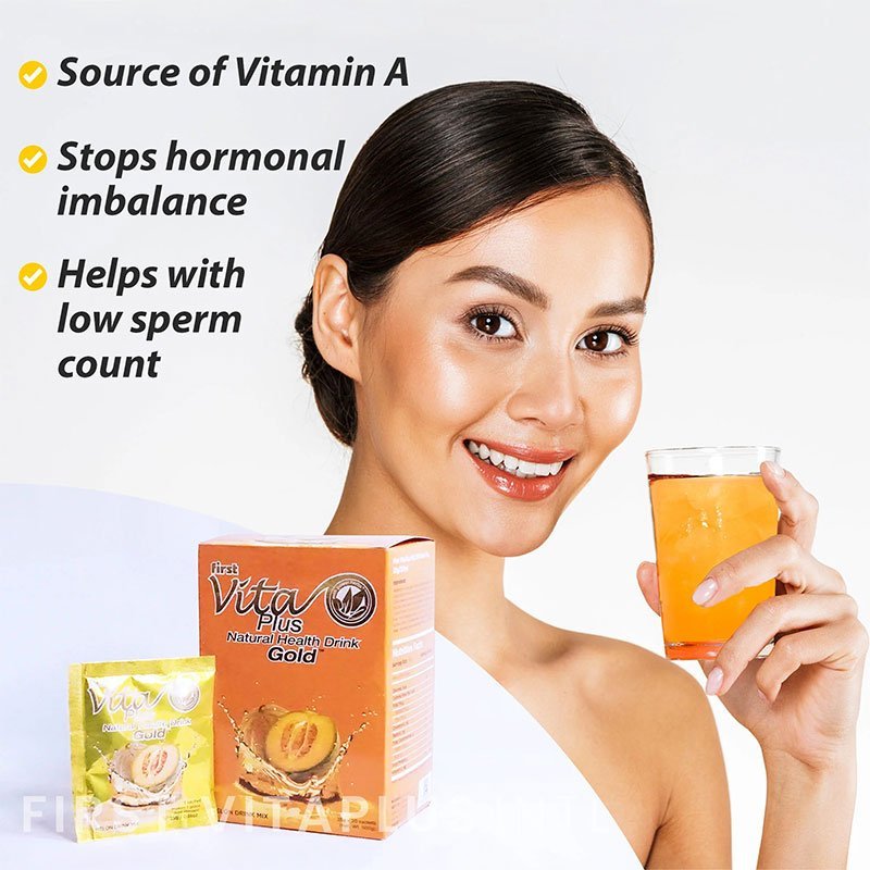 First Vita Plus Melon Natural Health Drink 22g x 20 Sachets