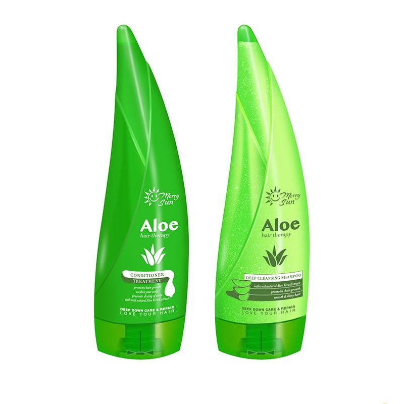 MerruSun-Aloe-Hair-Therapy-Shampoo-Conditioner.jpg Merry Sun Aloe Hair Therapy Shampoo & Conditioner By Merrysun Corporation
