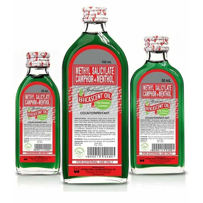 Methyl-Salicylate.jpg Methyl Salicylate Camphor + Menthol Efficascent Oil