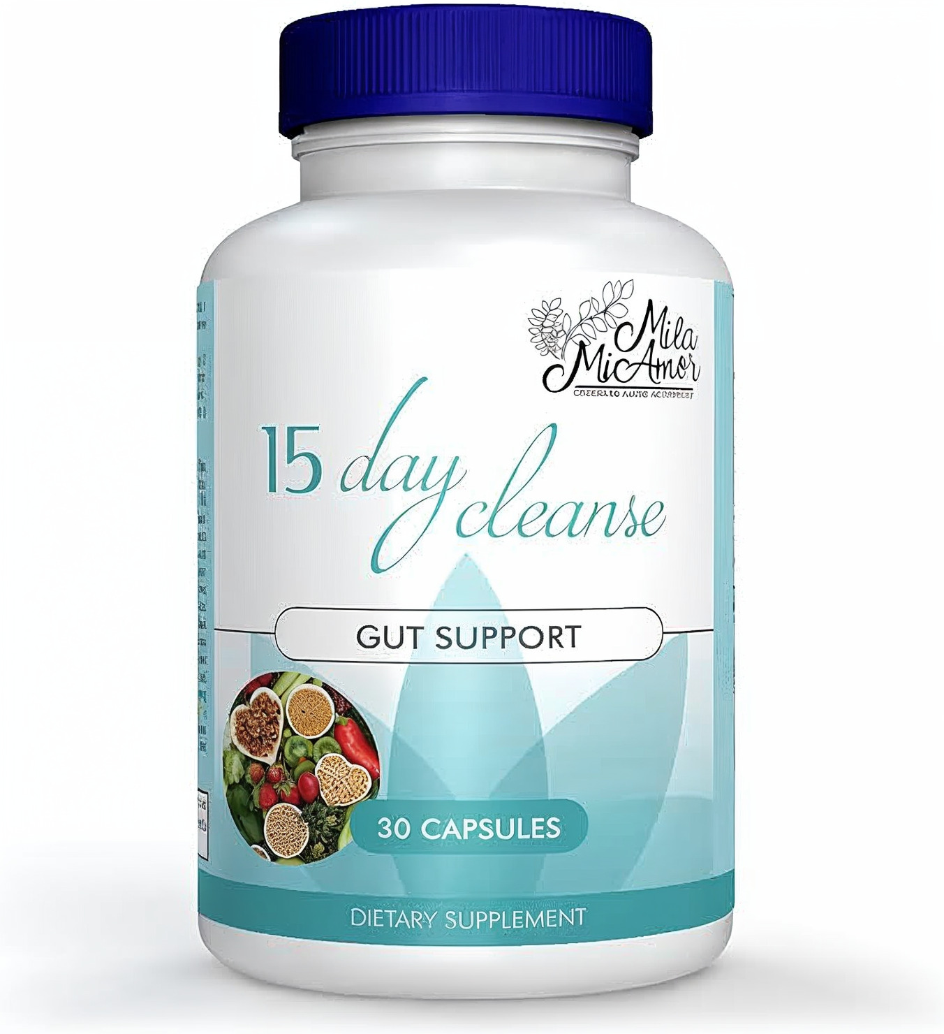 Mila Miamor 15 Day Cleanse – Gut and Colon Support Capsules | 30 Capsules