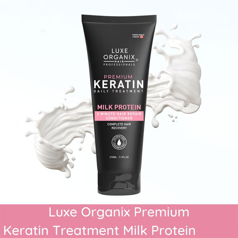 Luxe Organix Hair Professionals Premium Keratin Treatment Milk Protein Deep Repair Daily Conditioner 250ml