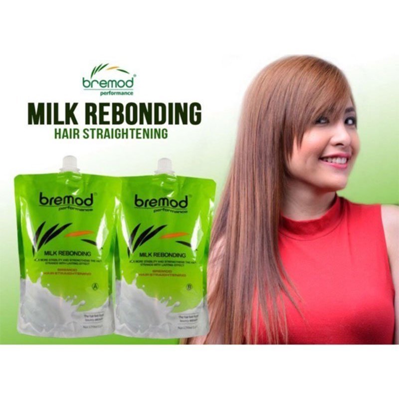 Milk-Rebonding-Set-1.jpg Bremod Hair Milk Rebonding Set (A + B) Straightening & Neutralizing Long Lasting Effect