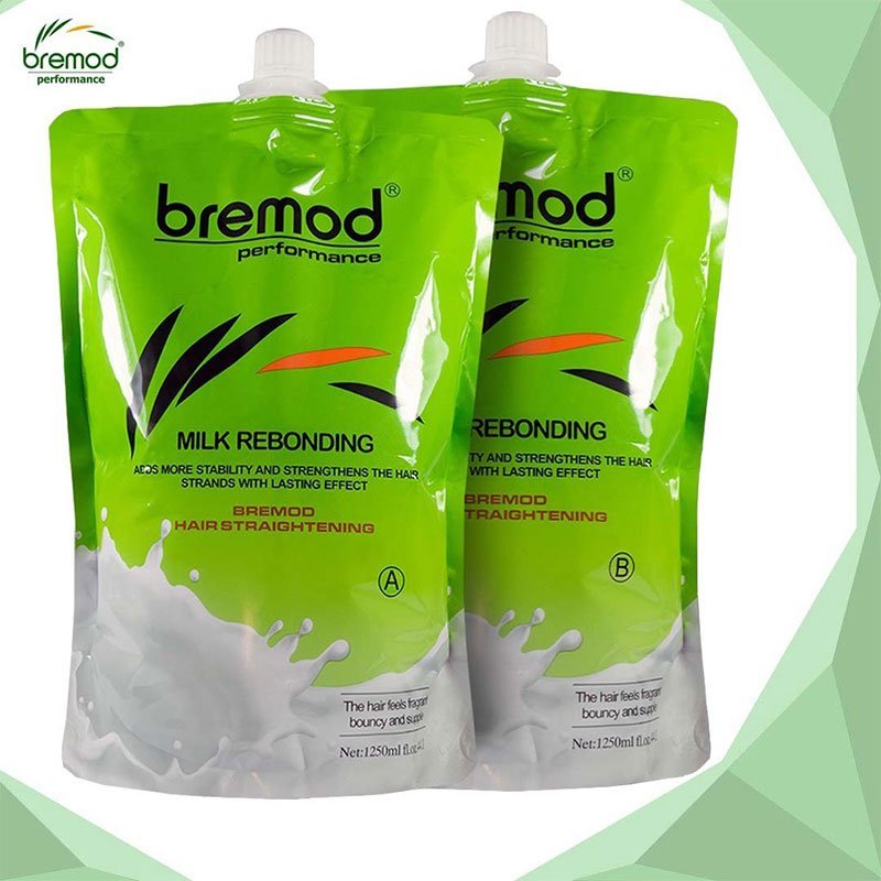 Milk-Rebonding-Set.jpg Bremod Hair Milk Rebonding Set (A + B) Straightening & Neutralizing Long Lasting Effect