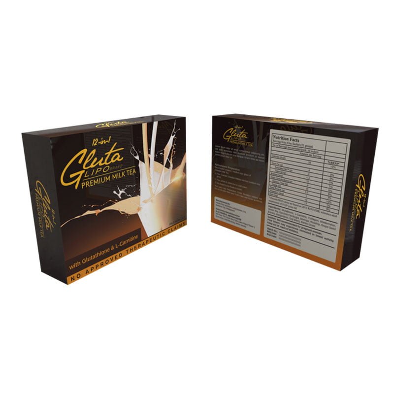 Gluta Lipo 12 in 1 Glutalipo Detox Milk Tea – 5 Sachets