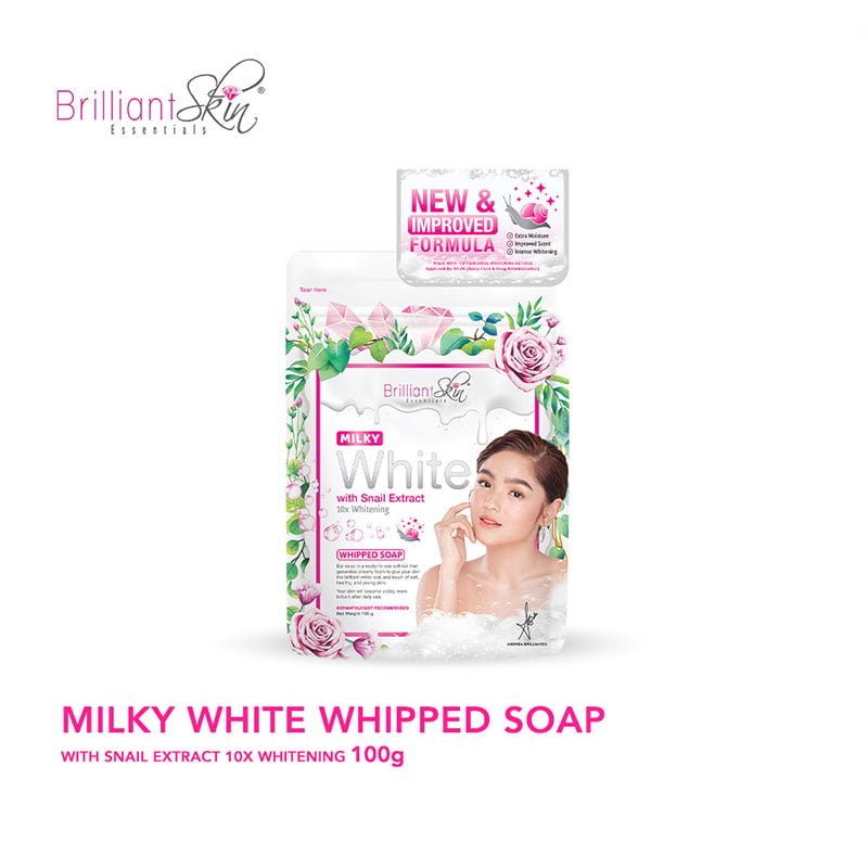 Brilliant Skin Essentials Milky White Whipped Soap 100g