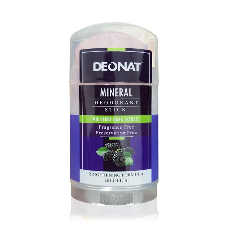 Mineral.jpg Deonat Mineral Deodorant Stick With Mulberry Bark Extract 100G Product of Thailand