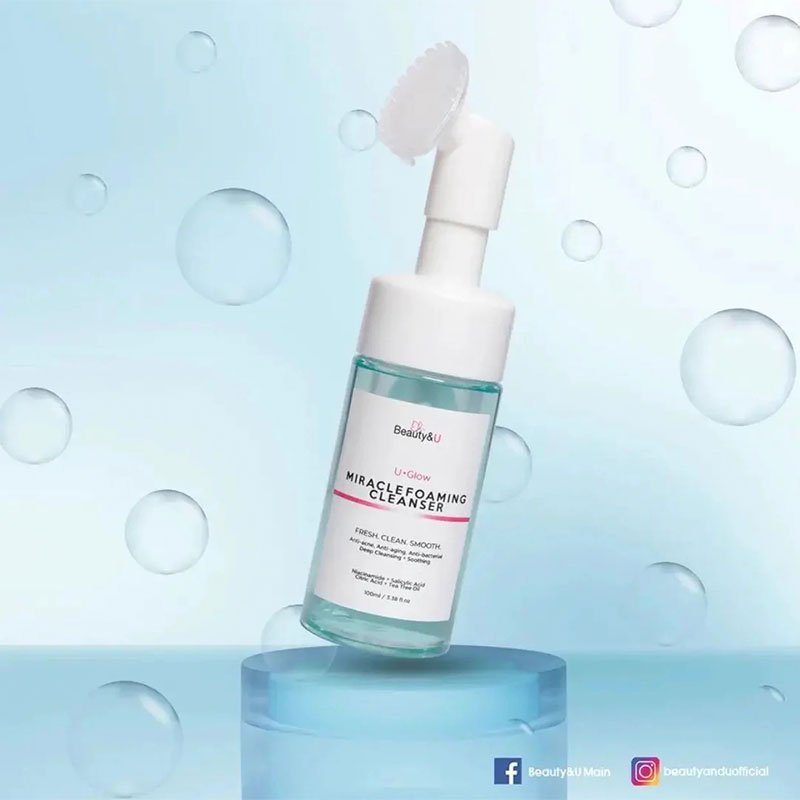 Miracle-Foaming-Cleanser-1.jpg Beauty&U U-Glow Miracle Foaming Cleanser