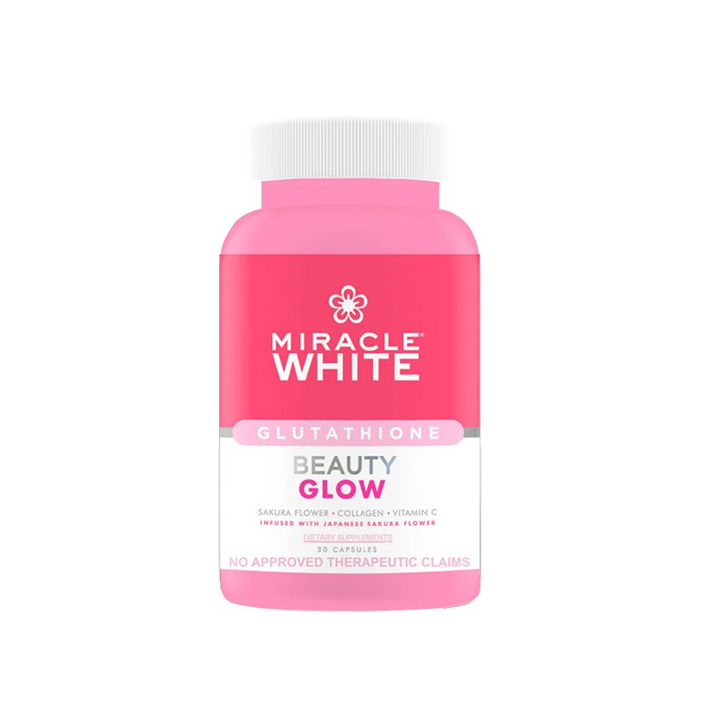 Miracle-White-Beauty-Glow.jpg Miracle White Glutathione Glow Vitamins Food Supplements