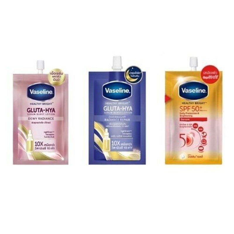Mix-2-1-1.jpg Vaseline Healthy Bright Gluta Hya Serum Burst Lotion Sachet 30ml